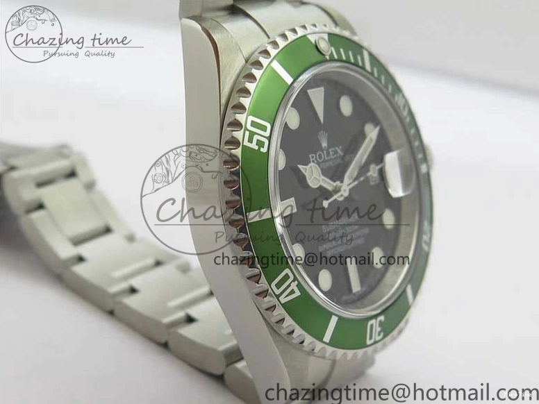 MiroTime 0421 Effortless Submariner 16610 LV Kermit Green 904L Steel ARF1:1 Best Edition on SS Bracelet SH 2577